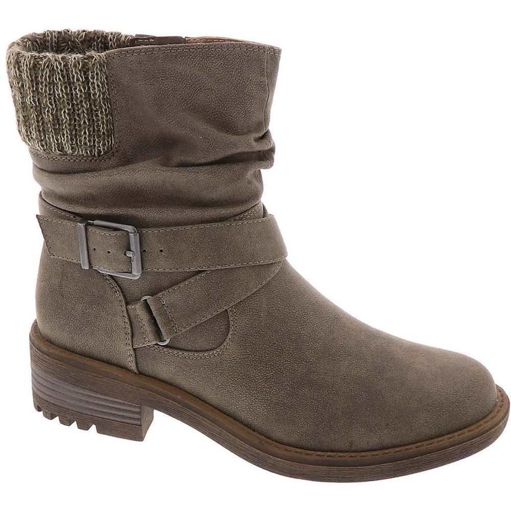 NIB Life Stride Katie Women’s Faux Leather Slouchy Ankle Boots Size 8